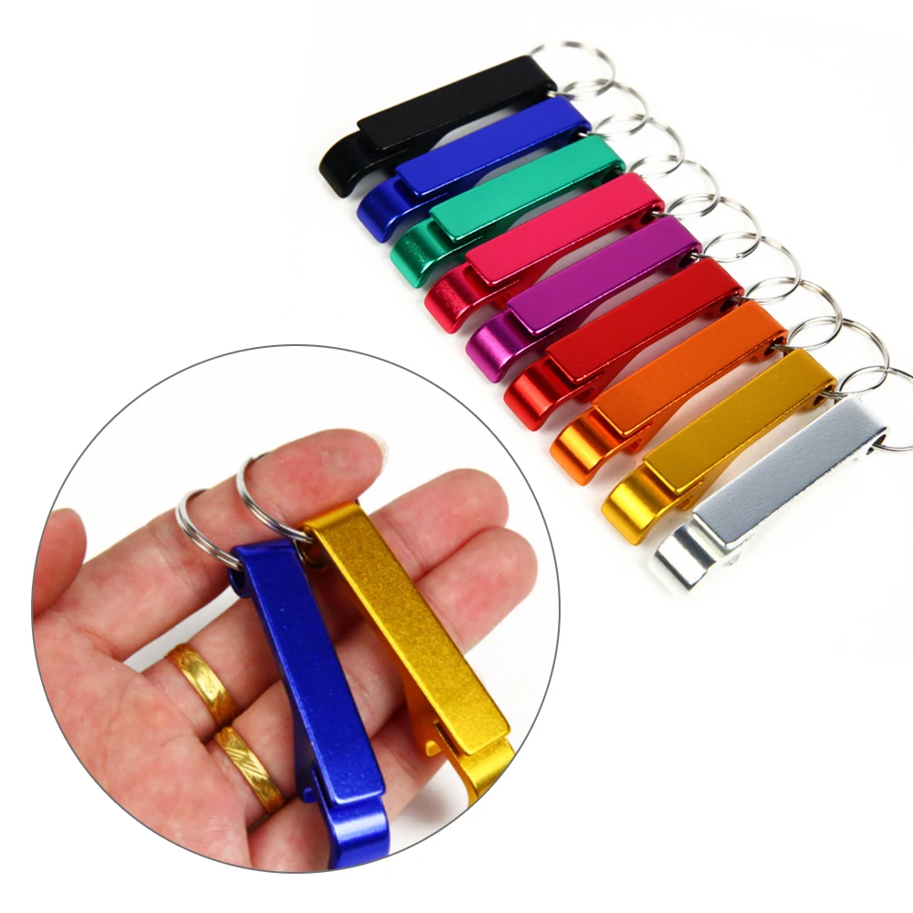 Key Chain Beer Bottle Opener Pocket Metal Metal Split Tool Keychain Bulk Kitchen Bar Tool Accessaries with Claw Bar