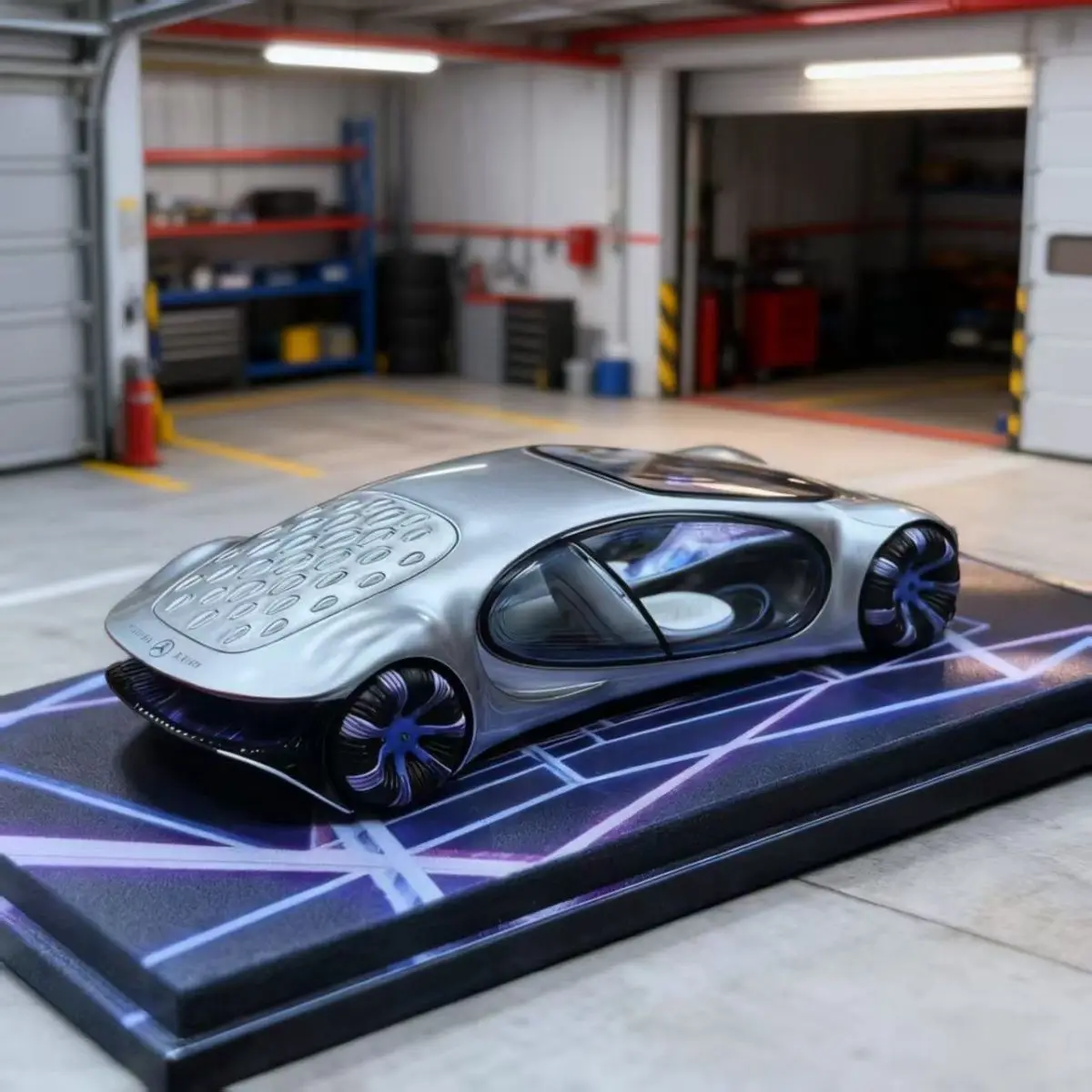 LMF LeManFang รถโมเดล Mercedes-Benz Avatar Concept ขนาด 1:64 ของสะสม ของเล่น ของขวัญ