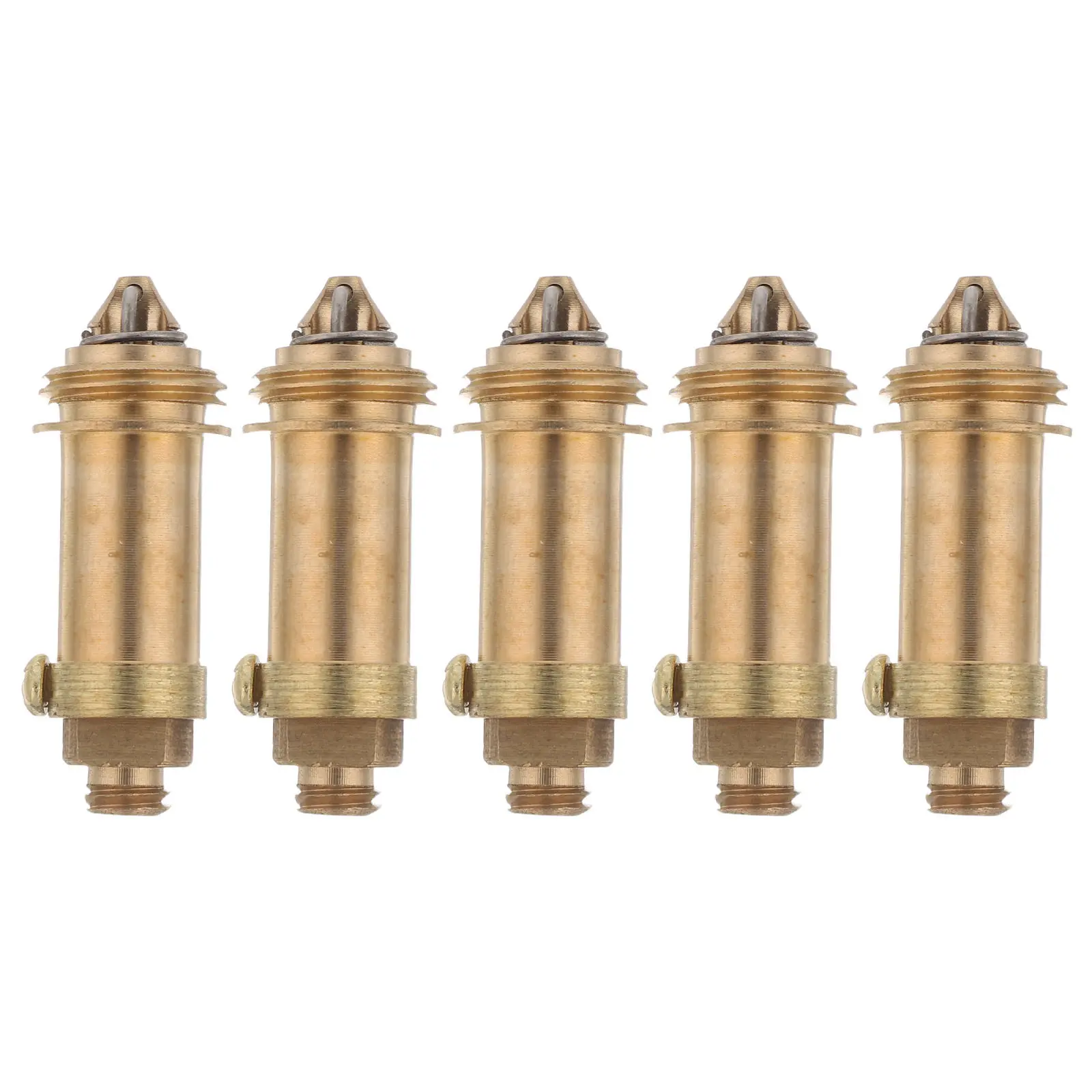5Pcs Basin Sink Copper Pop Up Drain Plug Core M16x1.5 Replacement for Bathroom Washbasin Kitchen Push Type Bounce Core