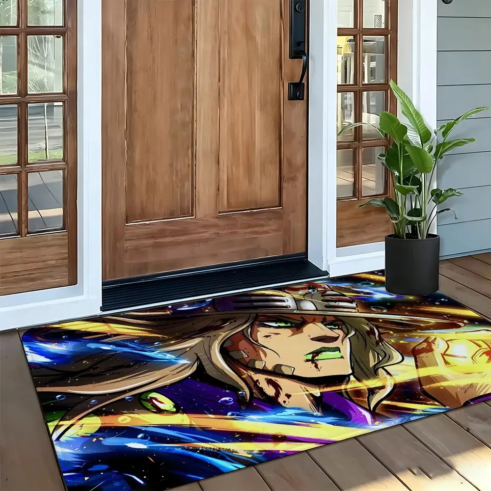 Anime M-Magic G-Gyro Floor Mat Soft Flannel Entrance Door Mat Non Slip Absorbent Bathroom Bedroom Floor Rug