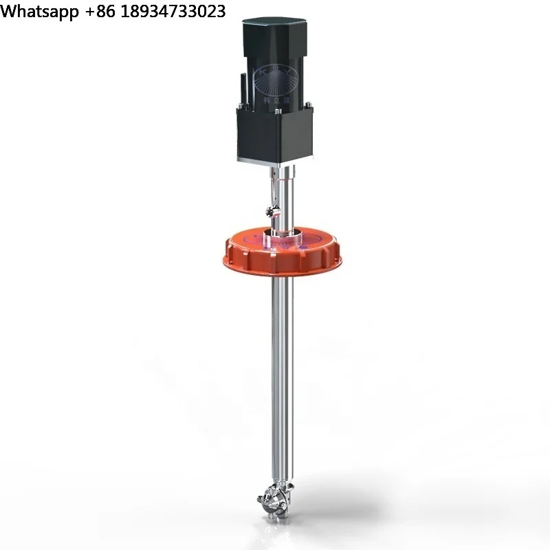 Motor Drive High Pressure Rotary Jet Head for IBC Totes, 200 bar IBC tank Cleaning Nozzle