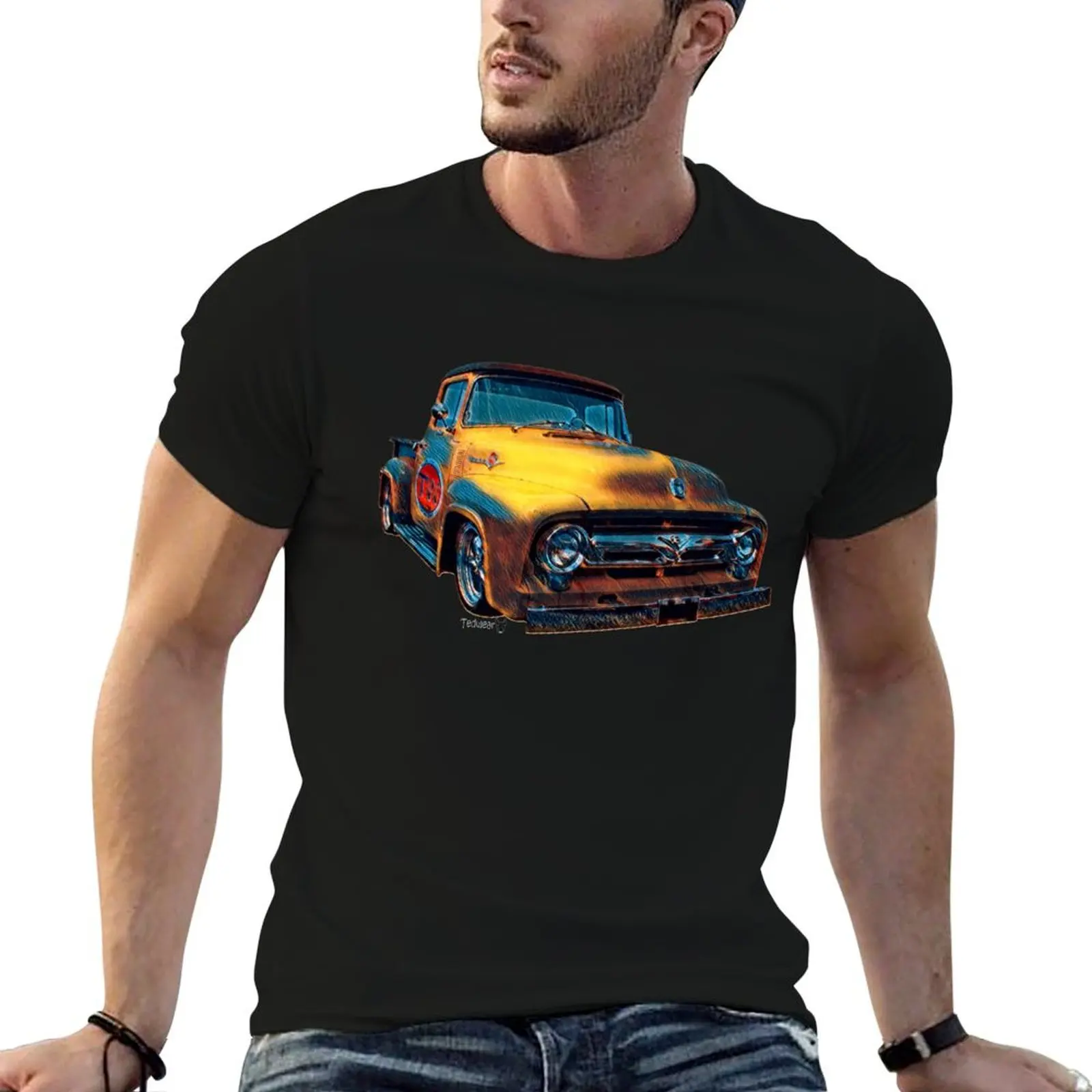 

F100 T-Shirt t shirts for man cotton t shirt man plain T-Shirt