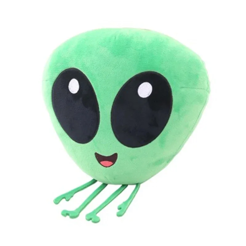 33cm Fashion Girl Funny ET Pillow Expression Adventure Green Alien Monster Plush Doll Toy Friend Birthday Party Gift Toys