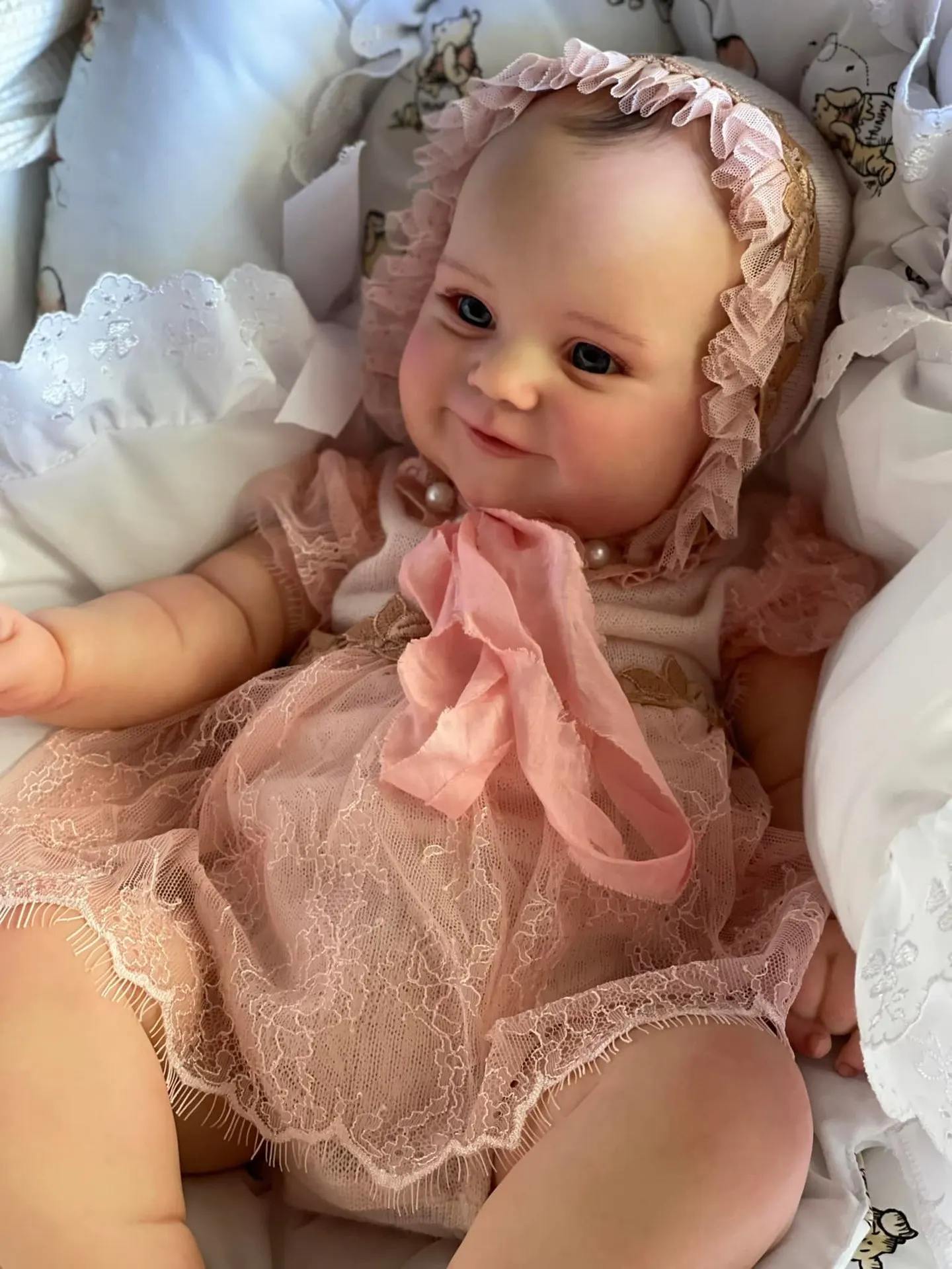 50 cm Blue Eyes Silicone Newborn Baby Doll Soft/Unisex