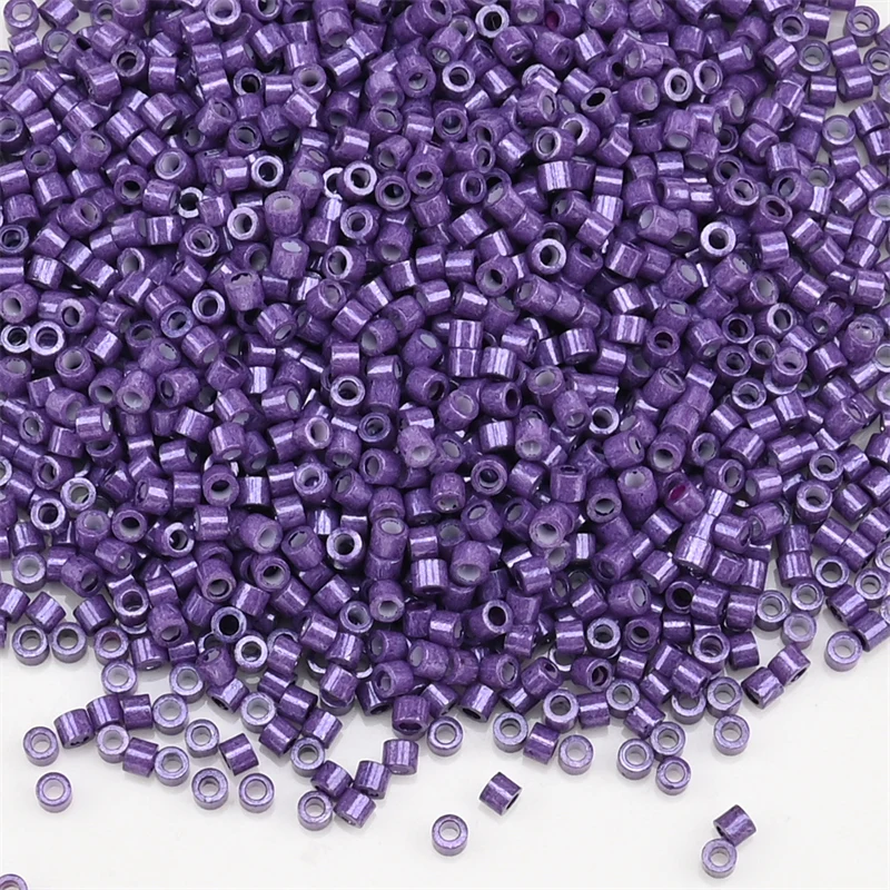 1000 Stück 1,6 x 1,3 mm japanische Glasperlen 11/0 für Statement-Schmuck, zylindrische Perlen, lose Perlen, DIY-Handarbeit, 5 Gramm/Beutel