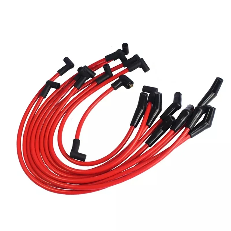 A58X-M-12259-C301 سيارة شرارة التوصيل سلك مجموعة لفورد موستانج F-150 V8 5.0L/5.8L 1969-1995