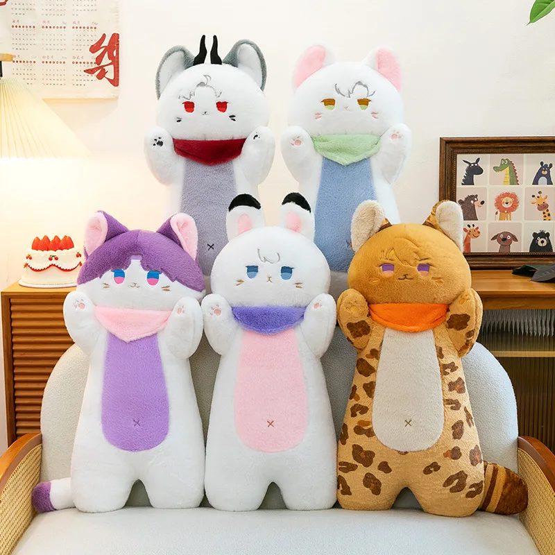 

Мягкая плюшевая подушка-игрушка в виде леопарда/лисы, мультяшный дизайн, для девочек, подарок, декор для дивана