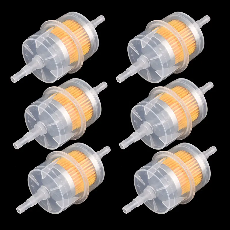 5~10Pcs 6/8mm Car Motocycle Fuel Filter Engine Inline Carb Fuel Gas Filter For Lawn Mower Small Engine Car Motocycle Accessories