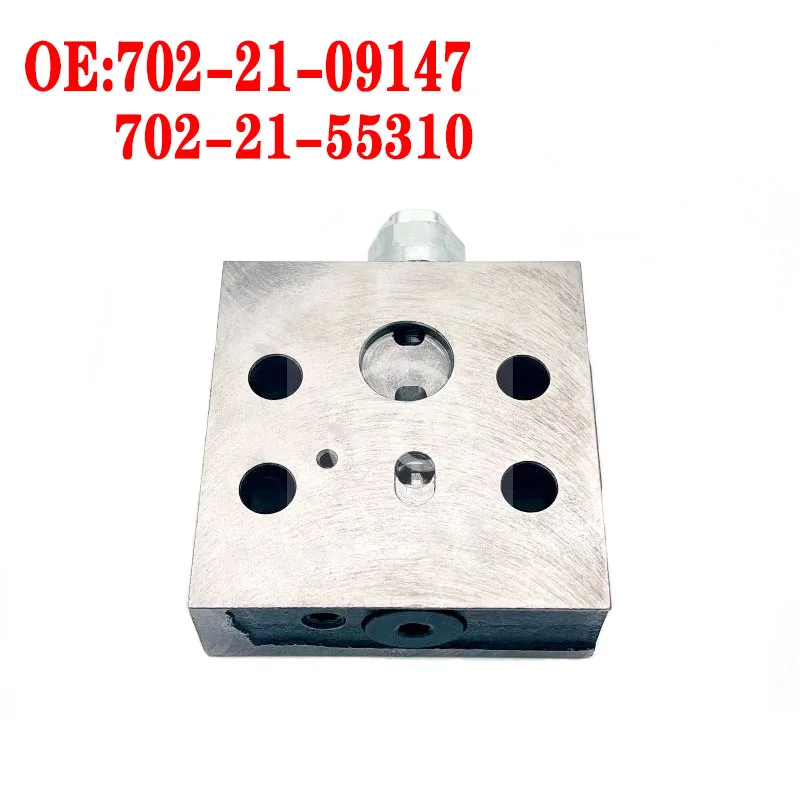 For PC130 Pressure Reducing Valve 702-21-09147 702-21-55310 PC130-7 PC60-7 Excavator Valve Assembly Four Holes