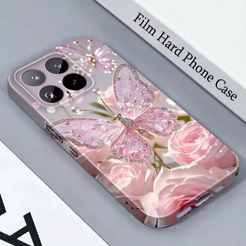 Capa Rígida para Celular Sparkling Butterfly Roses For Honor Play Magic 8 7 6 X9d X9c X9 X8b X8A X8 500 200 X50 X60 Lite GT Pro