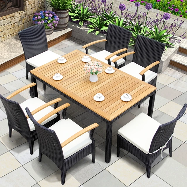 

Плетеная мебель из ротанга для столовой, кофе, ресторана, садовый стул на открытом воздухе