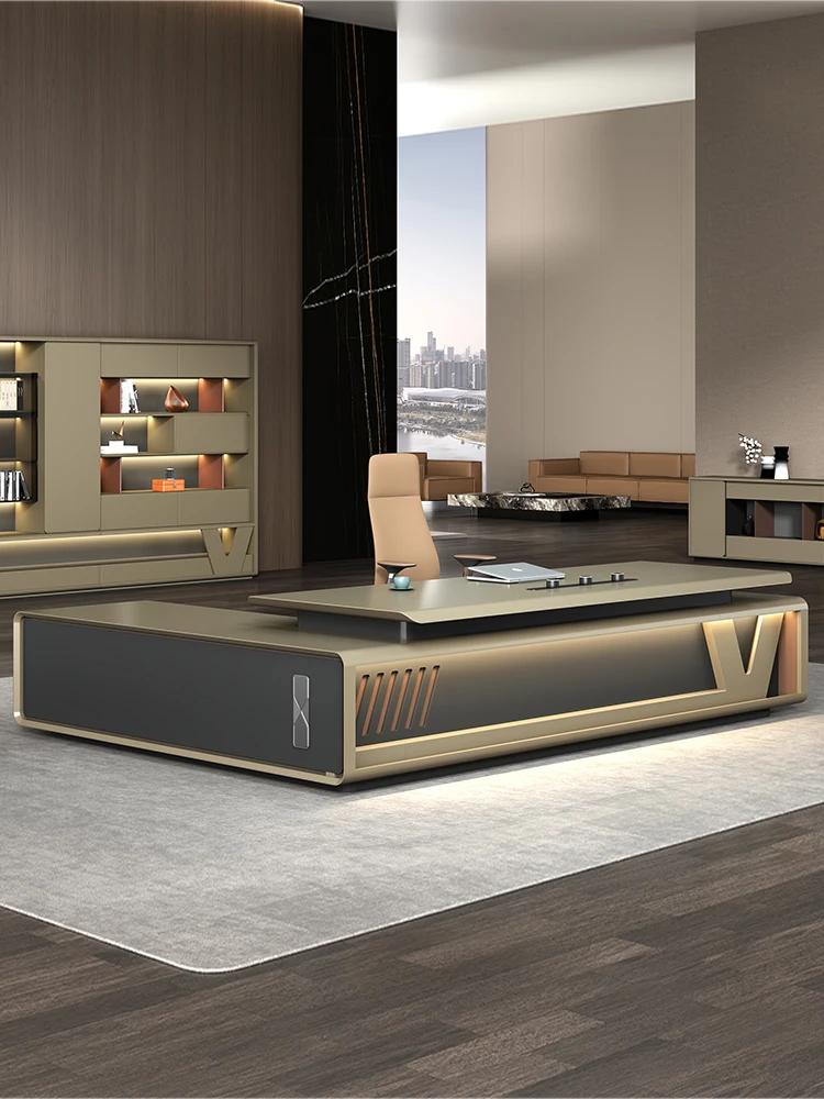 xx-Boardroom Meeting Table Office Furniture E1 MDF Modular L-shape Desk High Quality Office Building Modern Luxury *