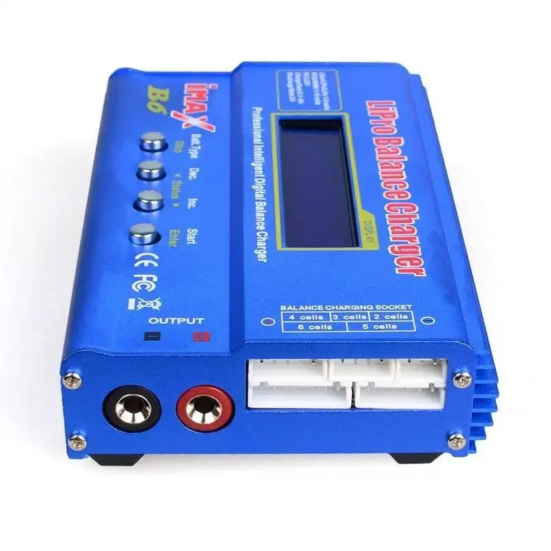 IMAX B6 80W Charger Multi-function Professional Intelligent 1-6 Cells XT60 LiPo Battery Balance Charger for RC FPV Quadcopter