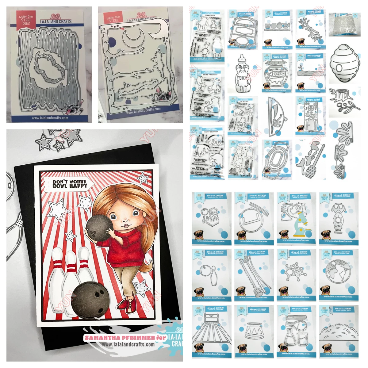 New A2 Bookplate Die Follow Joy Stamps Die Honey Pot Hoop Swing Bowling Lane Die Set DIY Scrapbooking Greeting Card Gift Mold