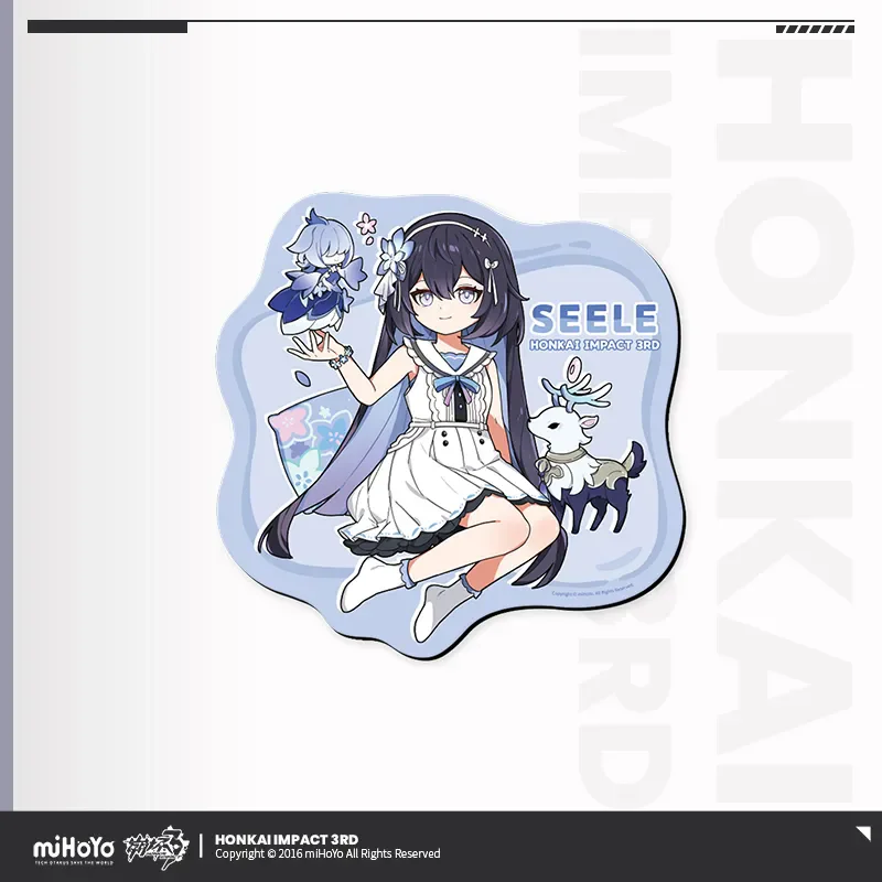 

[Genuine] Game Honkai Impat 3RD miHoYo Elysia HERRSCHER OF HUMAN :EGO Heterosexual Mouse Pad Cosplay Accessories Halloween Gift