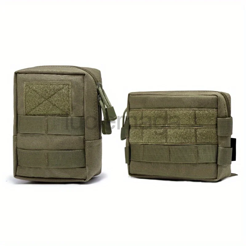 

2 Pack EDC Molle Pouches For Hunting Belt Waist Pack Pouch Bags 1000D Nylon Outdoor Camping Hiking Gadget Sundries Storage Bag