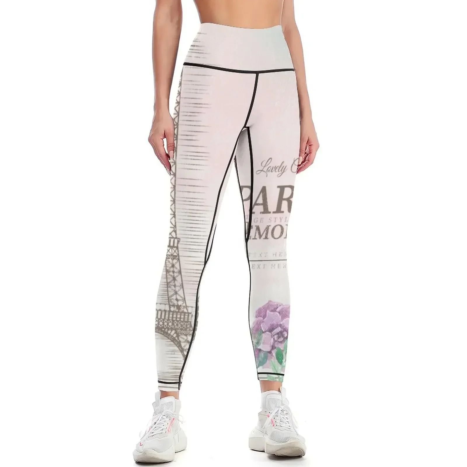 

Paris Leggings Sports pants woman sporty woman gym jogging pants Women sportwear Womens Leggings