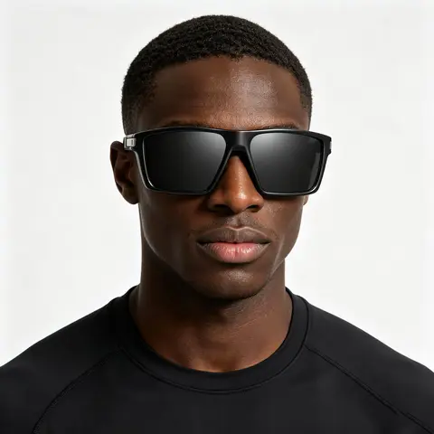 Unisex Classic Retro Square Sunglasses – UV400 Unisex for Daily, Driving, Fishing & Outdoors