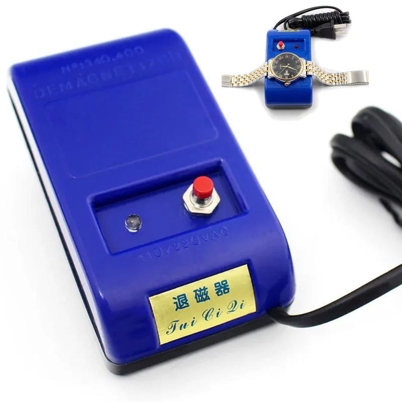 Electrical Watch Demagnetizer Mechanical Quartz Watch Repair Demagnetize Tool for Watchmaker EU US Plug