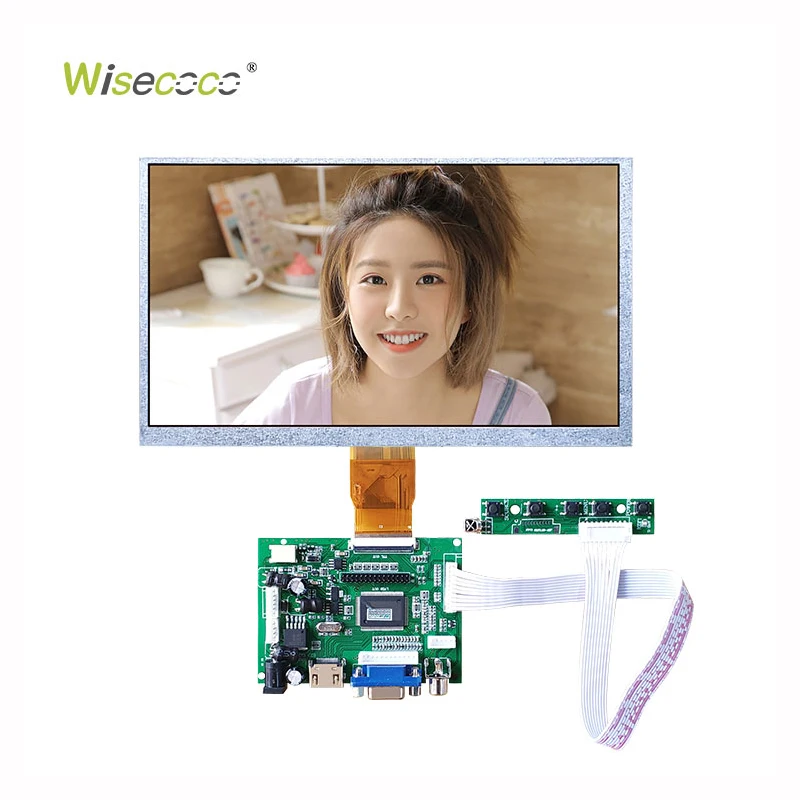 9 Inch Resolution 800x480 Tft Lcd Display Panel Module with 50 Pin TTL FPC Connector Controller Board