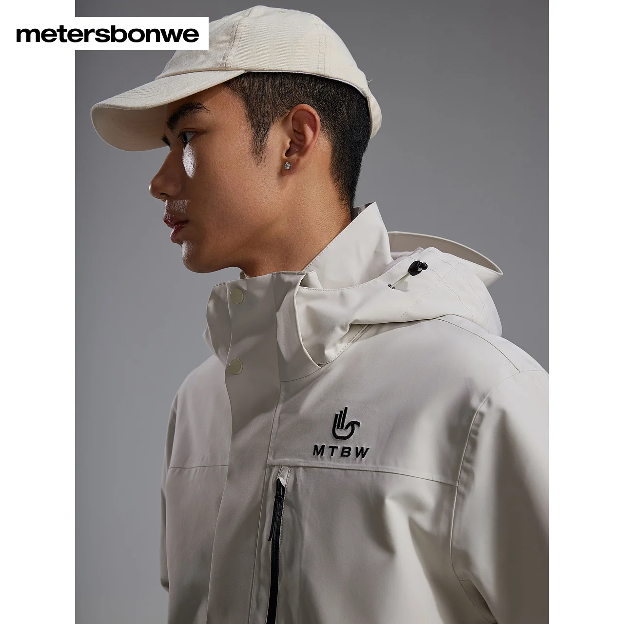 Metersbonwe-Men\'s New Outdoor Jackets Windproof Warm Storm Water Resistant Jackets City Commuter Hiking Camping Autumn Winter