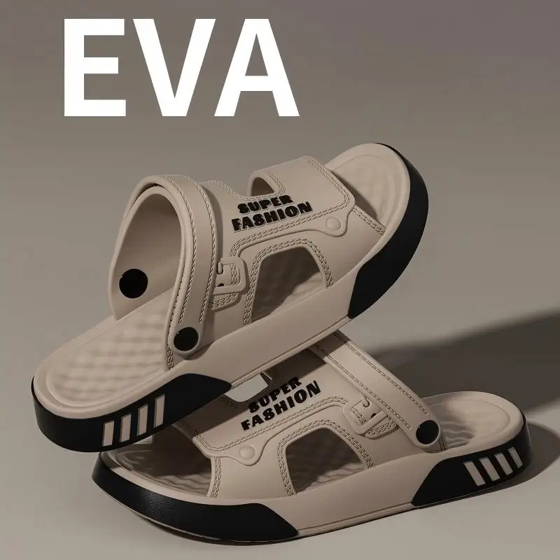 

Men's Slippers Summer Eva Soft Sole Thick Sole Flip-Flops Sandals Indoor and Outdoor Walking Beach Shoes Home Shoes for Men