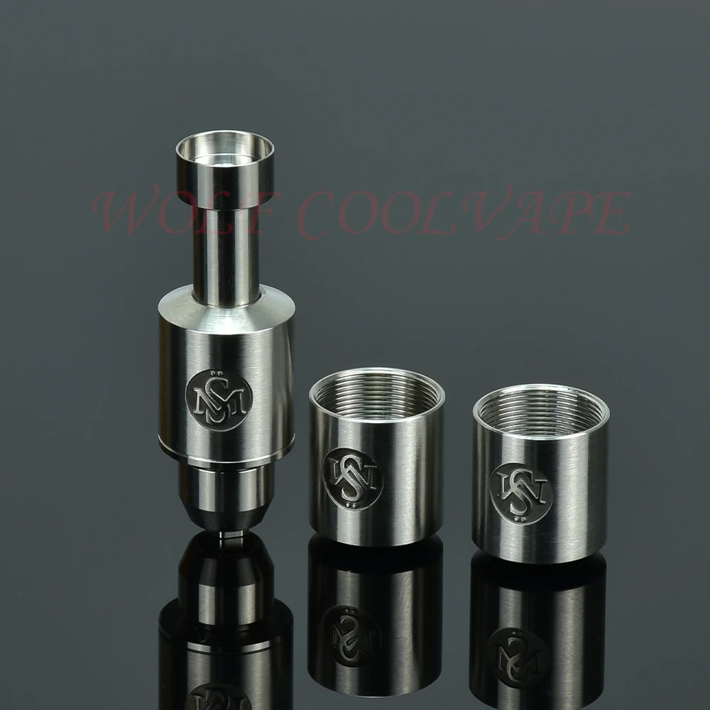 sxkビレットbbおよびボロタンク用のkayfun-bb-rbaブリッジ、kfスタイル、容量316ss、wolfcoolvape、0-18mm