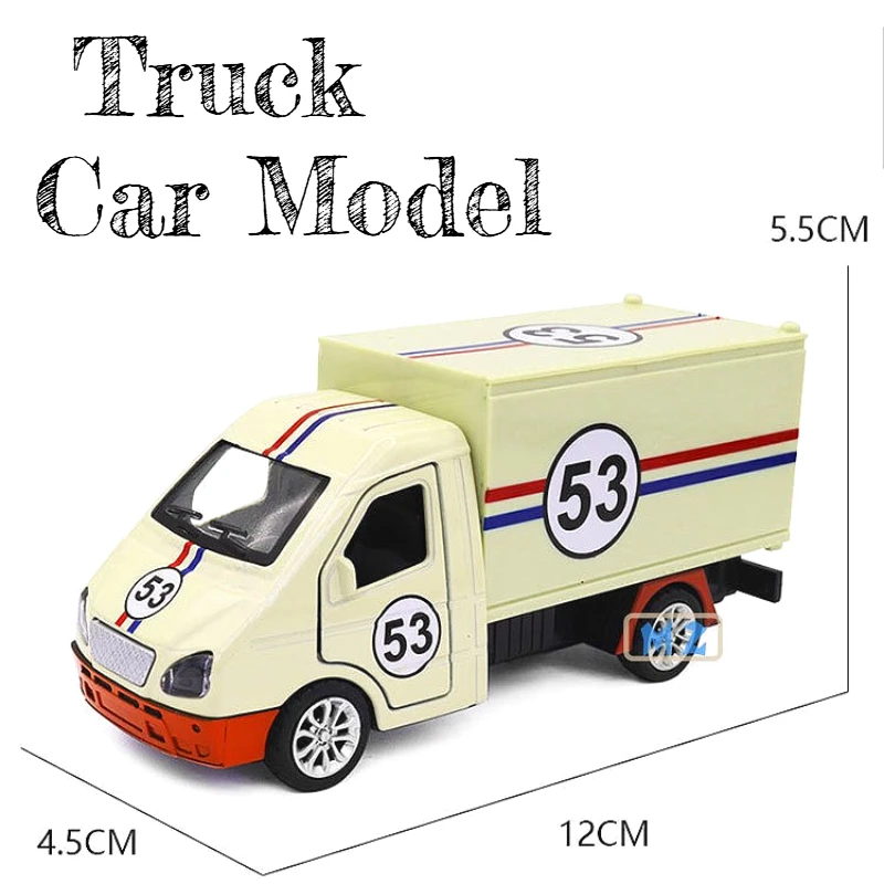 

1:32 Alloy Refrigerated Truck Car Model Tabletop Ornament Decoration Children's Toys Reward Gifts