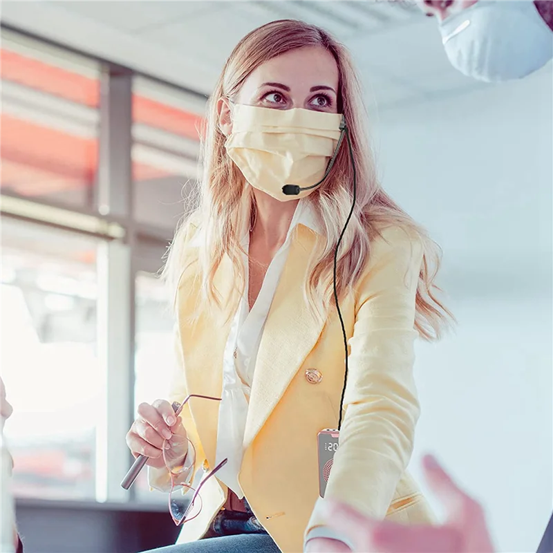 

B63B-2X Portable Voice Amplifier For Teachers With Microphone Headset,Rechargeable Speaker For Training,Tour Guide,Classroom