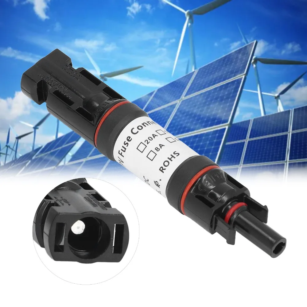 

Durable DC 1000V Solar Connectors PPO Brass Self Locking System Photovoltaic Connector Solar PV Holder Solar PV Cable
