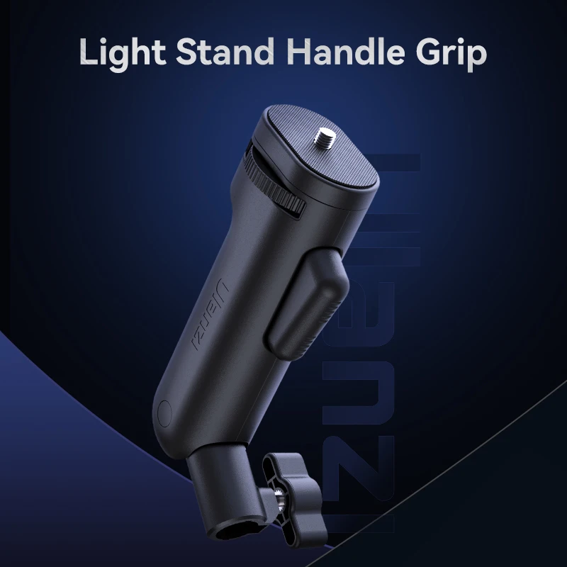 ​Ulanzi LA03 Light Stand Handle Grip for Ulanzi LT005 60W COB Video Light and VL198 Video Light with Standard 1/4'' Screw