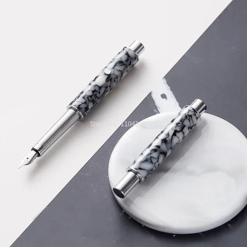 Tramol Portable Pocket Pen Students Calligraphy Exquisite Literary Artistic Retro Signature Pen Replaceable Ink Cartridge Gift