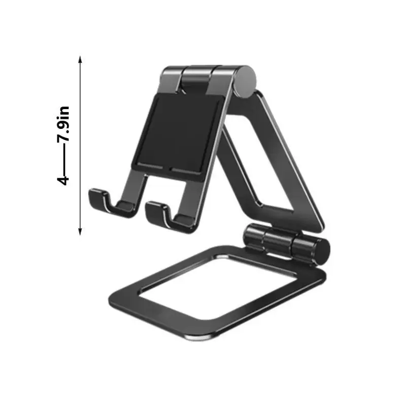 652f Aluminium -Telefonhalter Winkelhöhe Einstellbarer Stand Tabletop Folding Support