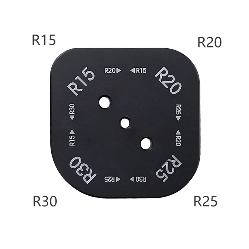 Precision Tools For Woodworking Corner Semidiameter Jigs Easy To Carry Radii Jigs Router Templates