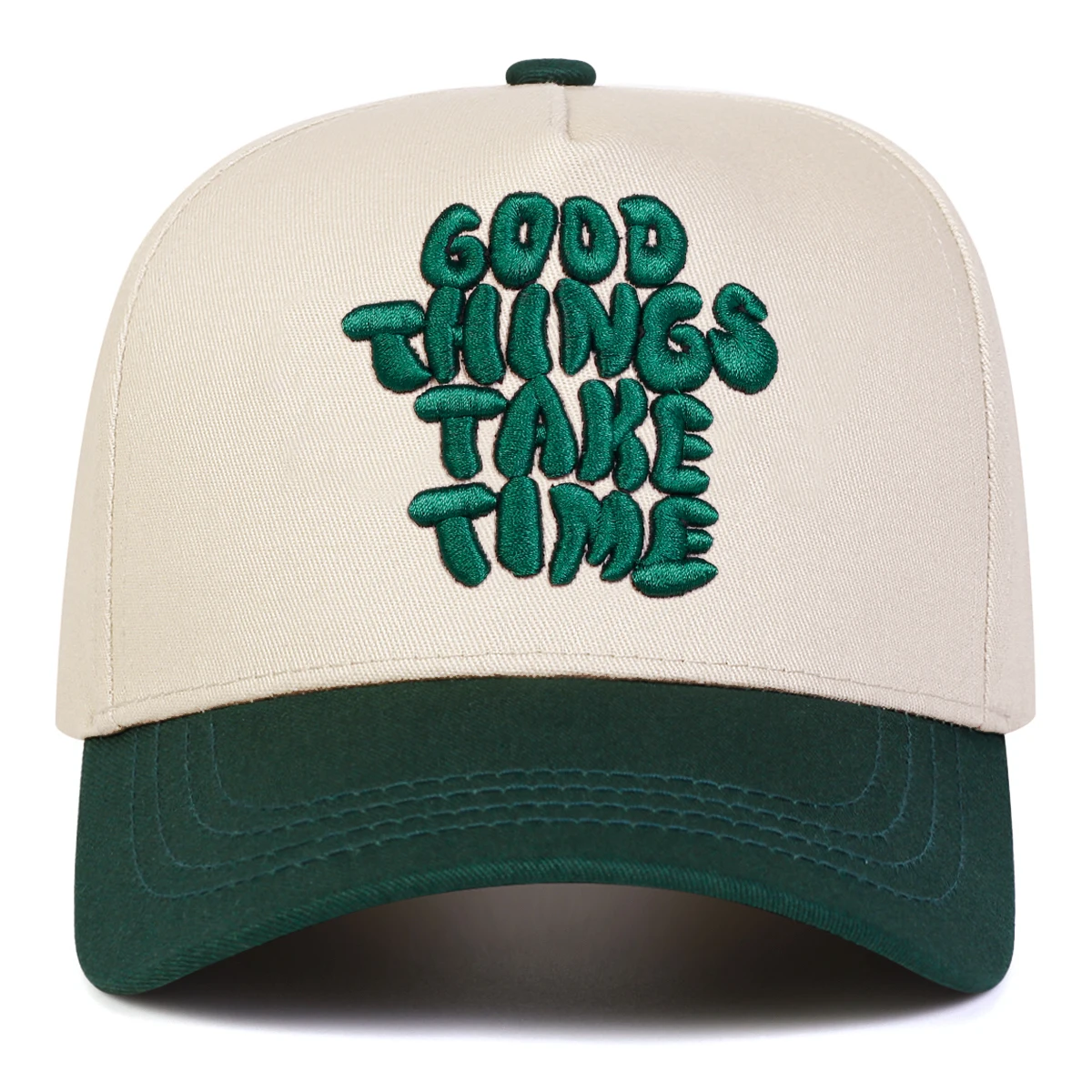 للجنسين الأشياء الجيدة تأخذ الوقت التطريز قبعات البيسبول ربيع الخريف في الهواء الطلق قابل للتعديل قبعات عادية واقية من الشمس قبعة قبعة رياضية #3