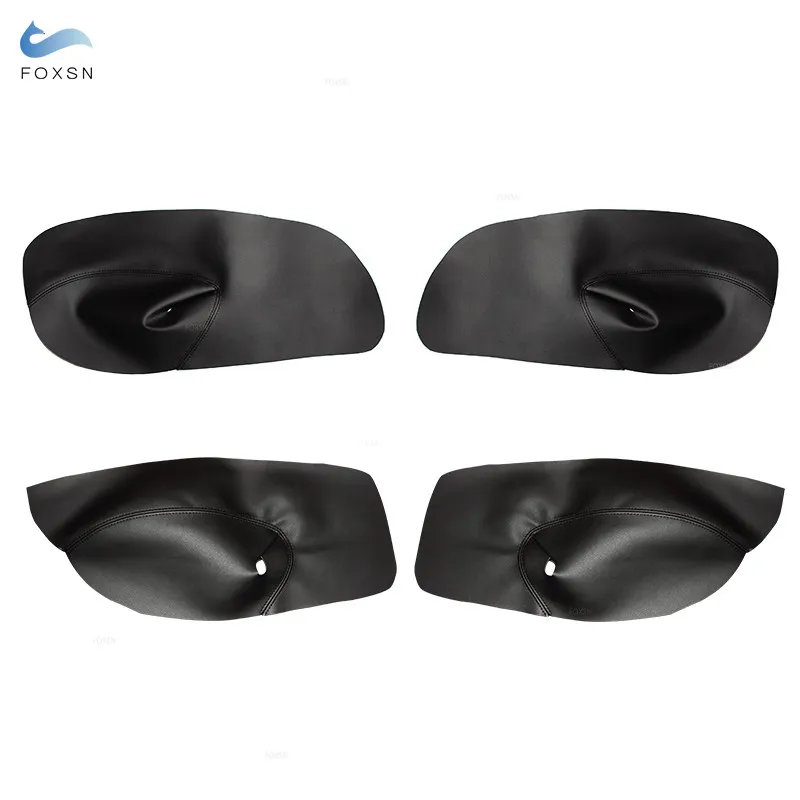 4pcs Microfiber Leather For VW Golf 4 MK4 Bora Jetta 1998 - 2005 Car Manual Control Window Door Panels Handle Armrest Cover