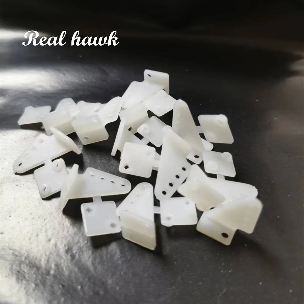 50 Sets/lot nylon square Pin Horns 15x20 4hole L15xW11xH20 without screw RC Airplanes Parts Electric Planes Foam Aeromodell