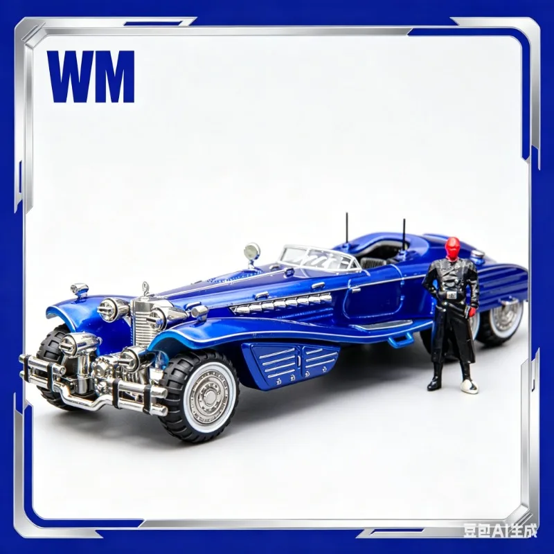 

WM 1:64 Hydra Schmidt V16 sports car Captain America Red Skull WM collectible model alloy car model, simulation static ornament.