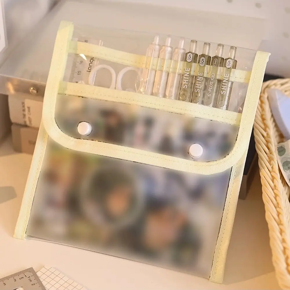 Large Capacity Gel Pen Storage Bag Transparent for 36/108Pcs Gel Pens Color Pen Pouch Waterproof Lightweight