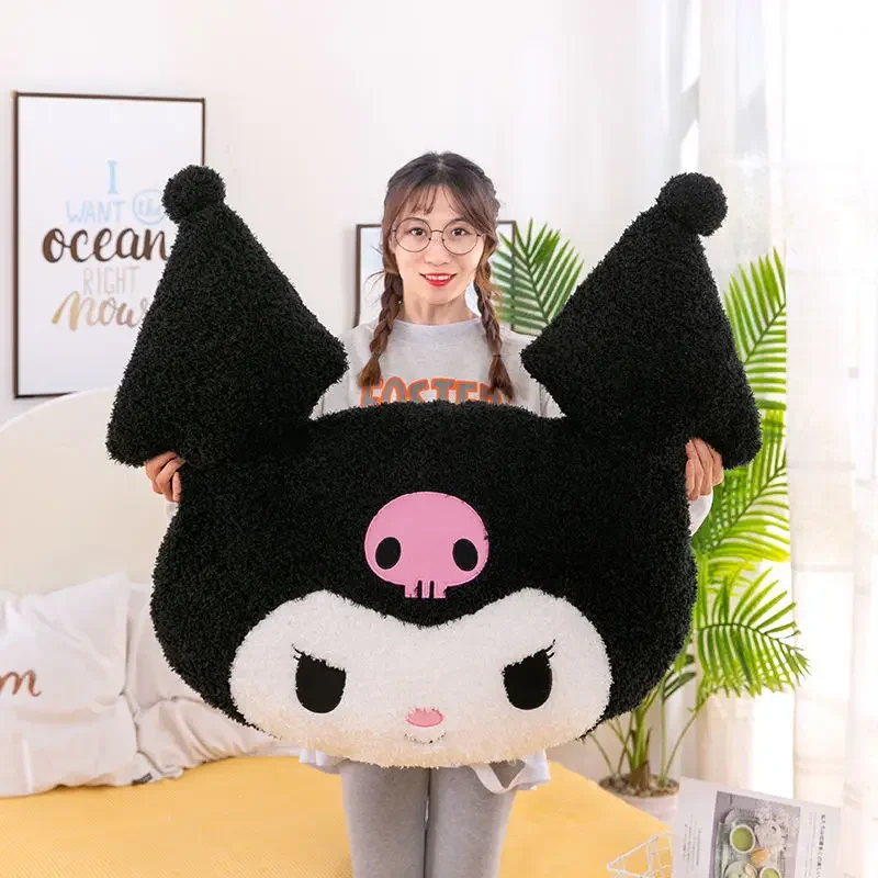 Übergroßen Kuromi Melody Sanrio Plüsch Spielzeug Super Weiche Plüsch Kissen Kissen Kwaii Plüsch Spielzeug kinder Geburtstag Geschenke