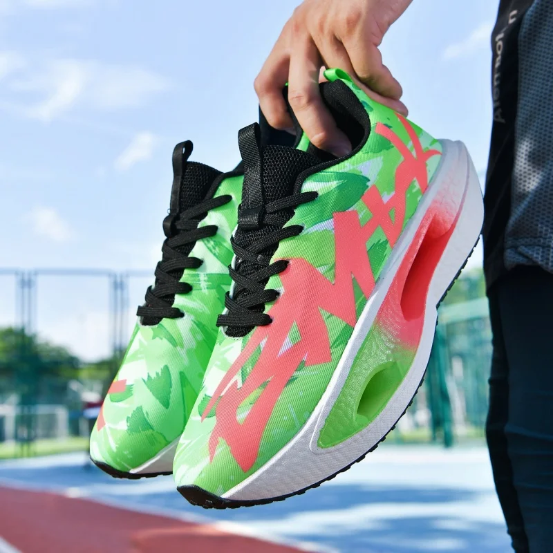Men's Running Shoes Off-road Mesh Outdoor Shoes Race Luxury shoes Couple Cushioning Breathable Trainer Sneakers Non-Slip Fashion
