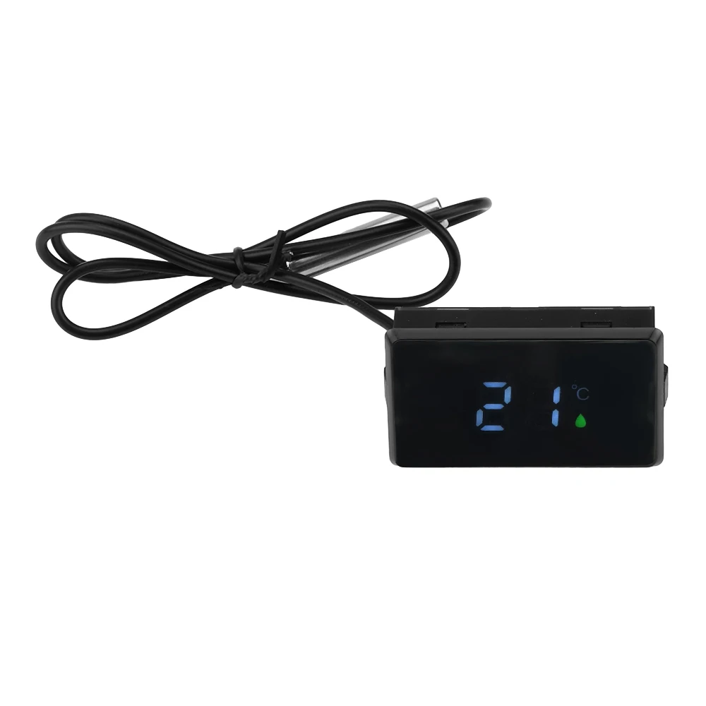 LED Touch Display Digital Waterproof Thermometer Aquarium Thermometer Fishtank Mini Temperature Monitor High Precision