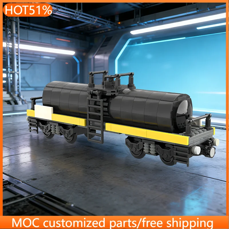 402 PCS transport 7 Wide Basic Tank Car MOC Customize Modular Building Block Educational Design Creative DIY Festival Toy Gift