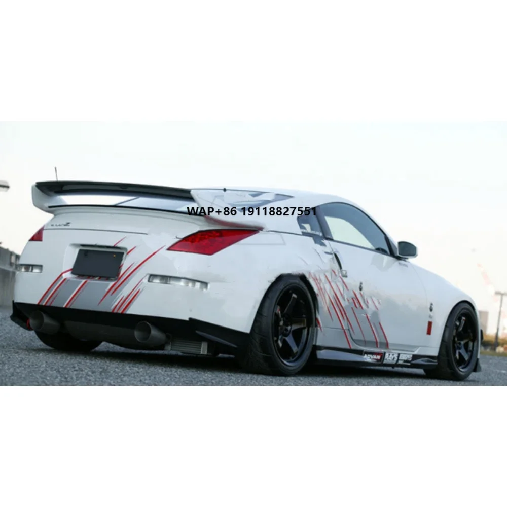 

Portion Carbon Fiber Rear Spoiler Wing Fit for 350Z Z33 2002-2008 NSM V2 Style Trunk Wing High Quality