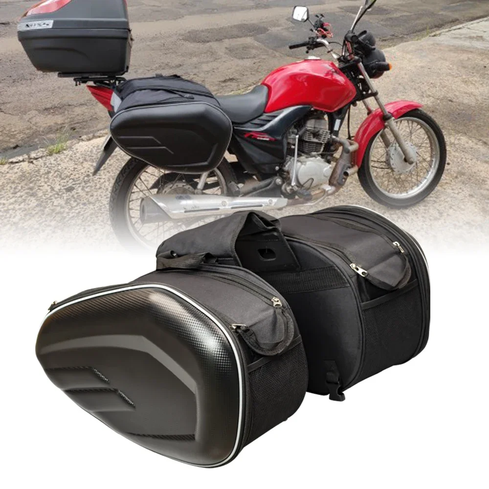 

Universal Motorcycle Waterproof Racing Moto Helmet Travel Bags Suitcase Saddlebags For BMW KAWASAKI YAMAHA Honda Bag + Raincoat