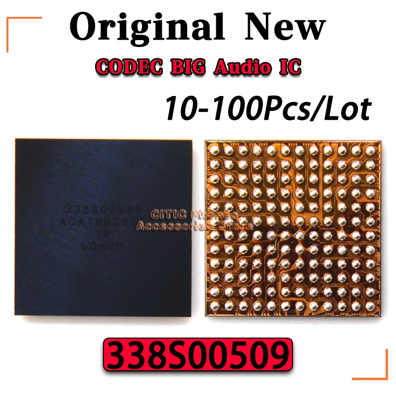 

10-100Pcs/Lot New Original 338S00509 CODEC BIG Audio ICU7800 U4700 CS42L77A1 For iPhone 11 12 Pro Max 11Pro 12 Mini