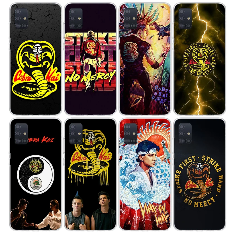 Cobra Kai Snake Phone Case For Samsung Galaxy A51 A50S A41 A40 A31 A30S A21S A20S A10S A20E A71 A70 A6 A7 A8 A9 Print Shell