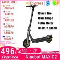 EU Stock Ninebot By Segway Max G2 Electric Scooter 35km/h Max Speed Update Motor 450W Powerful 70Km Range 551WH Kickscooter