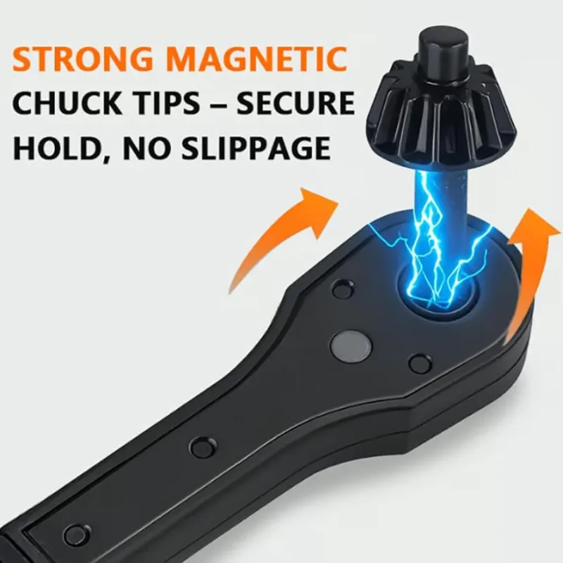 مفتاح ربط مثقاب السقاطة 2 في 1 - أداة استبدال مفتاح تشاك المثقاب العالمي لمعظم التدريبات الكهربائية والأدوات الكهربائية