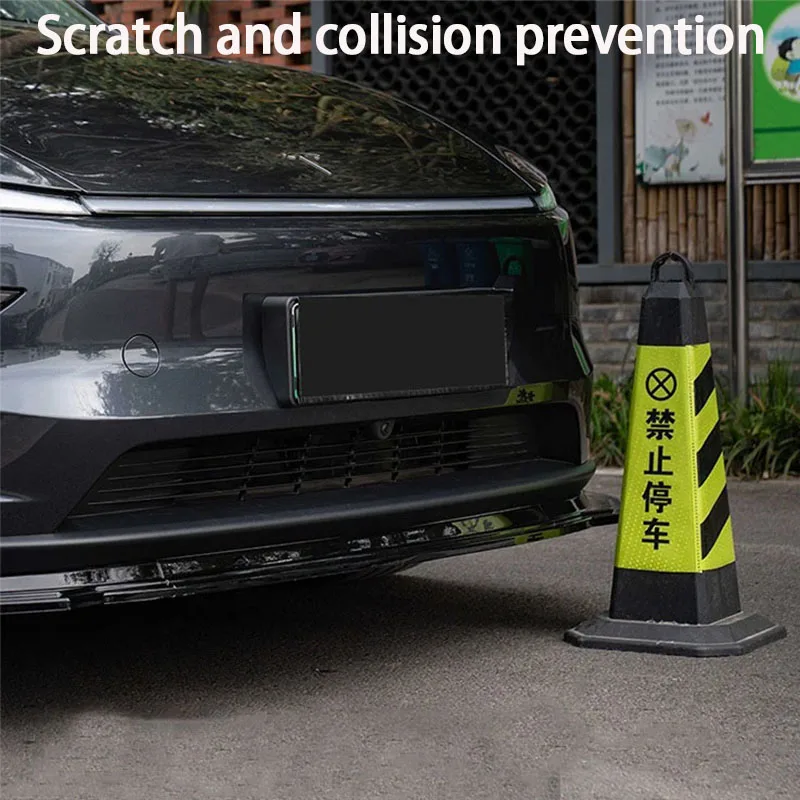 2025+ 신형 테슬라 모델 Y 주니퍼 출시용 프론트 범퍼 프론트 립 프론트 셔블 키트 세단 바디 스포일러 스플리터 턱 보호대 키트 썸네일 4